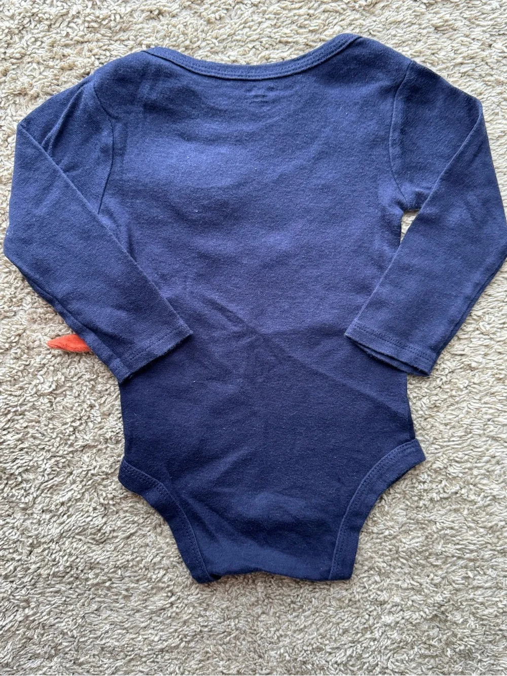 Gerber Wild & Cute Fox Long Sleeve Bodysuit Baby 3-6 Months Woodland One Piece